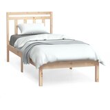  Okvir za krevet od masivnog drva 75 x 190 cm jednokrevetni | shoptok.hr