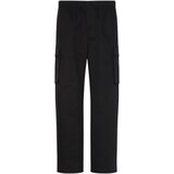Calvin Klein Jeans Hlače COTTON PULL ON STRAI LV040EM616 Črna u