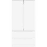 Ormarić s vratima Bijeli 79,5 x 49 x 156 cm Konstrukcijsko drvo | shoptok.hr