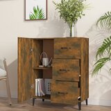  Komoda boja dimljenog hrasta 69,5x34x90 cm konstruirano drvo | shoptok.hr