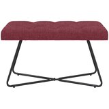  Klupa s gumbastim tkanjem Vinska crvena 80 x 40 x 46 cm Tkanina | shoptok.hr