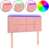  LED uzglavlje ružičasto 100x5x78/88 cm baršunasto | shoptok.hr