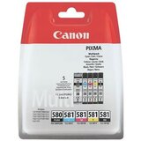 Canon kartuša, 5 paketov PGI-580/CLI-581 PGBK/C/M/Y/BK, 2078C007 | Shoptok.si
