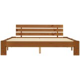  Posteljni okvir medeno rjav iz trdne borovine 180x200 cm, (20644091) | Shoptok.si