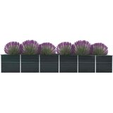  Povišena vrtna gredica pocinčani čelik 480x80x77 cm antracit | shoptok.hr