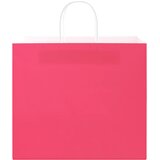  Papirnate vrećice 250 kom s ručkama ružičaste 32x22x28 cm | shoptok.hr