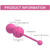 Magic Motion Kegel Master - Smart geisha ball duo (ljubičasta) | shoptok.hr