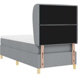  Krevet s opruga kutije Svijetlo siva 190 x 90 cm tkanina | shoptok.hr