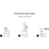 Notino Travel Collection Perfume atomiser punjivi raspršivač parfema Silver 5 ml | shoptok.hr