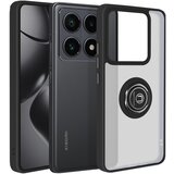 AVIZAR Ohišje za Xiaomi 14T Pro Kovinsko obročno video držalo, Črna, (5000014434) | Shoptok.si