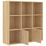 Ormarić za knjige boja hrasta 98x30x98 cm od konstruiranog drva | Eponuda.ba