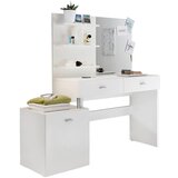 MID.YOU kozmetična miza steklo, leseni material | Shoptok.si