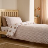 Catherine Lansfield Kremno bela enojna flanelna otro&amp;scaron;ka posteljnina 135x200 cm Brushed Teddy Bear &amp;ndash; Slike