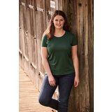 Fruit Of The Loom Iconic Women's Green Women's T-shirt | Shoptok.si