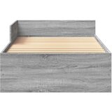vidaXL Posteljni okvir siva sonoma 90x190 cm inženirski les, (21273459) | Shoptok.si