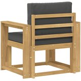  2 Komad Set vanjskih sofa Poliester Bijela i Antracit | shoptok.hr