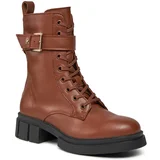 Tommy Hilfiger Pohodni čevlji Cool Feminine Bikerboot FW0FW07322 Rjava