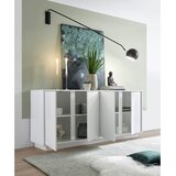 MID.YOU ŠIROKA KOMODA, bela, visoki sijaj | Shoptok.si