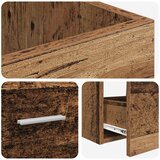  Kupaonski umivaonik s sudoperom Staro drvo 42 x 40 x 84,5 cm | shoptok.hr