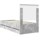  Krevetna konstrukcija s ladicama Betonski sivi 75 x 190 cm Slike