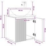  Umivaonik s policom Hrast sonoma 49,5 x 44,5 x 65 cm | shoptok.hr