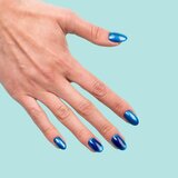 Semilac UV Hybrid Silk Effect gel lak za nokte s korištenjem UV/LED lampe nijansa 466 Blue Silk Pyjamas 7 ml | shoptok.hr