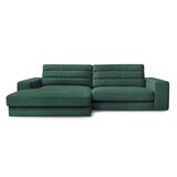 Bobochic Paris Zelena žametna kotna sedežna garnitura (levi kot/z ležalnikom) Sierra – | Shoptok.si