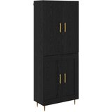  Highboard Crni hrast 69,5 x 34 x 180 cm Konstruirano drvo | shoptok.hr
