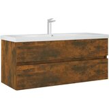 Ormarić za umivaonik boja dimljenog hrasta 100x38,5x45cm drveni | shoptok.hr
