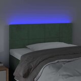  Uzglavlje tamnozeleno 100x5x78/88 cm baršunasto | shoptok.hr