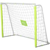 HOMCOM nogometni gol za odrasle in otroke, mreža s sredinsko tarčo in vratnicami iz tkanine Oxford, rumena barva, 186x62x123cm, 186x62x123cm, (20754257) | Shoptok.si