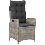  9-dijelni vrtni blagovaonski set od poliratana s jastucima sivi | shoptok.hr