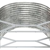  Povišena vrtna gredica od čelika 249x100x68 cm srebrna | shoptok.hr