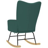  Stolica za ljuljanje od tkanine tamnozelena | shoptok.hr