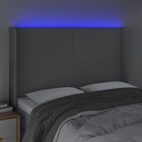  LED uzglavlje svjetlosivo 147 x 16 x 118/128 cm od tkanine | Eponuda.ba