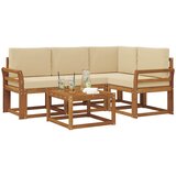  Set vanjskih sofa 5 kom. Prirodna i bež | shoptok.hr