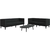  Set sofe 2 pcs Crna 194 x 74.5 x 70.5 cm Umjetna koža | shoptok.hr