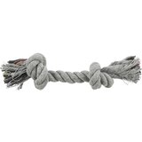 Trixie pisana igralna vrv - 26 cm z 2 vozloma, siva Cene