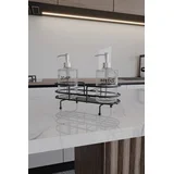 dozator sapuna, 100% metal, 24 x 38 x 40 cm, debljina 2,5-5 mm, crni