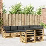  Set vanjskih sofa 8 pcs Bijela i antracit 308 x 130,5 x 73 cm | Eponuda.com