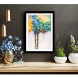 WALLXPERT šareno Ukrasno Slikanje na MDF-u sa Drvenim Okvirom 38x53cm Cene
