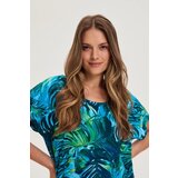 Marisse Blue Floral Pattern Blouse | ePonuda.com