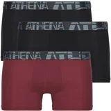 Boksarice 720 STRETCH MICRO Pack de 3 Črna