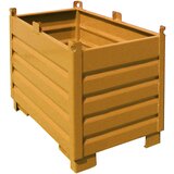 eurokraft pro Zbiralnik, prostornina 0,50 m³, rumeno oranžen | Shoptok.si