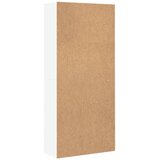  Visoka komoda bijela 80x35x180 cm od konstruiranog drva | shoptok.hr