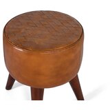 GINER Y COLOMER Okrogel stolček, oblazinjen s kravjo kožo, (22147203) | Shoptok.si