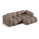 Cosmopolitan Design Rjava kotna sedežna garnitura (desni kot/z ležalnikom) Loretto – | Shoptok.si