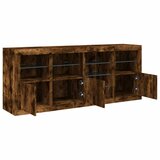  Komoda s LED svjetlima boja dimljenog hrasta 164 x 37x 67 cm | shoptok.hr
