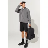 AC&Co / Altınyıldız Classics Men's Black Standard Fit Normal Fit Casual Knitted Shorts With Pocket