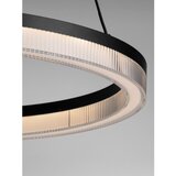 Nova Luce Mat črna aluminijasta LED zatemnitvena viseča svetilka s senčilom iz akrilnega stekla ø 60 cm Lonela – | Shoptok.si